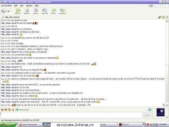 divizia convorbire intre partea 2`a!!!!!! &nbsp;